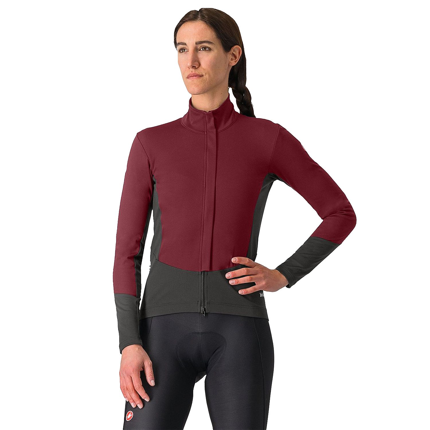 103674-Castelli-Perfetto-air-lange-mouw-fietsjack-deep-bordeauxdark-gray-dames-afbeelding-1