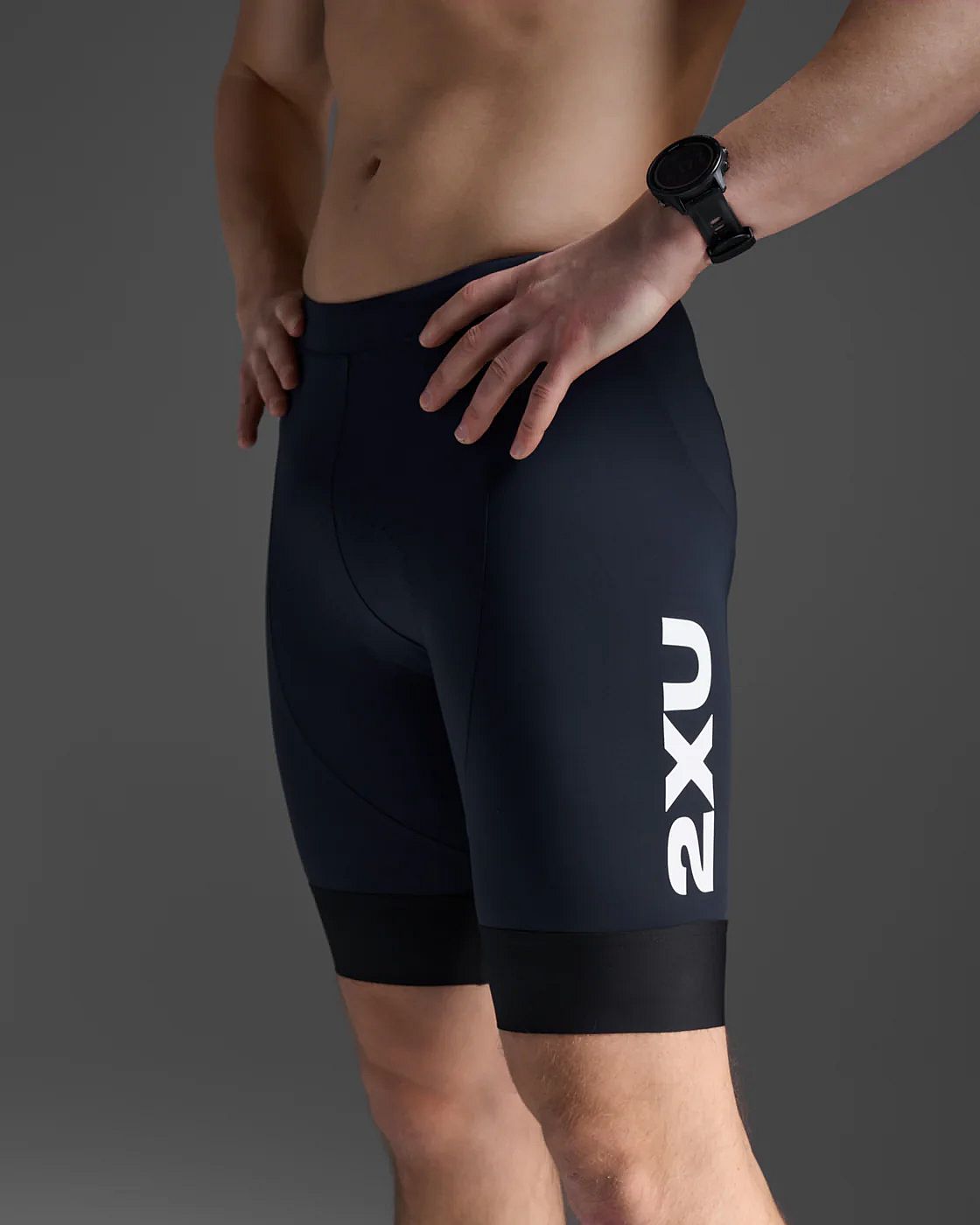 113349-2XU-Aero-9-inch-Tri-Shorts-MidnightCool-Matcha-Heren-afbeelding-2