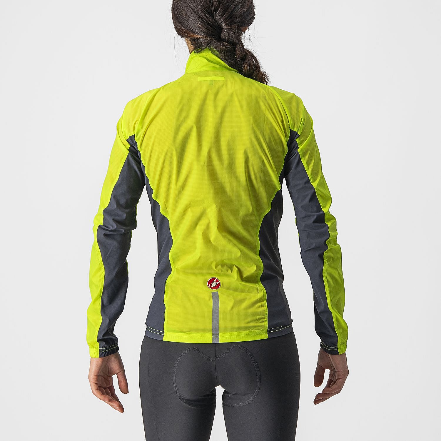 82342-Castelli-Squadra-stretch-fietsjack-lange-mouw-groengeel-dames-afbeelding-2