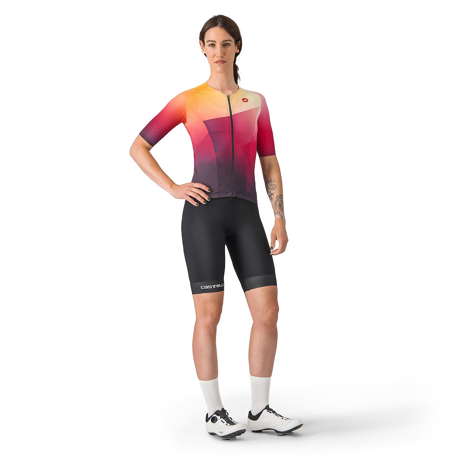 109444-Castelli-Free-speed-3-W-top-oranje-dames-afbeelding-1