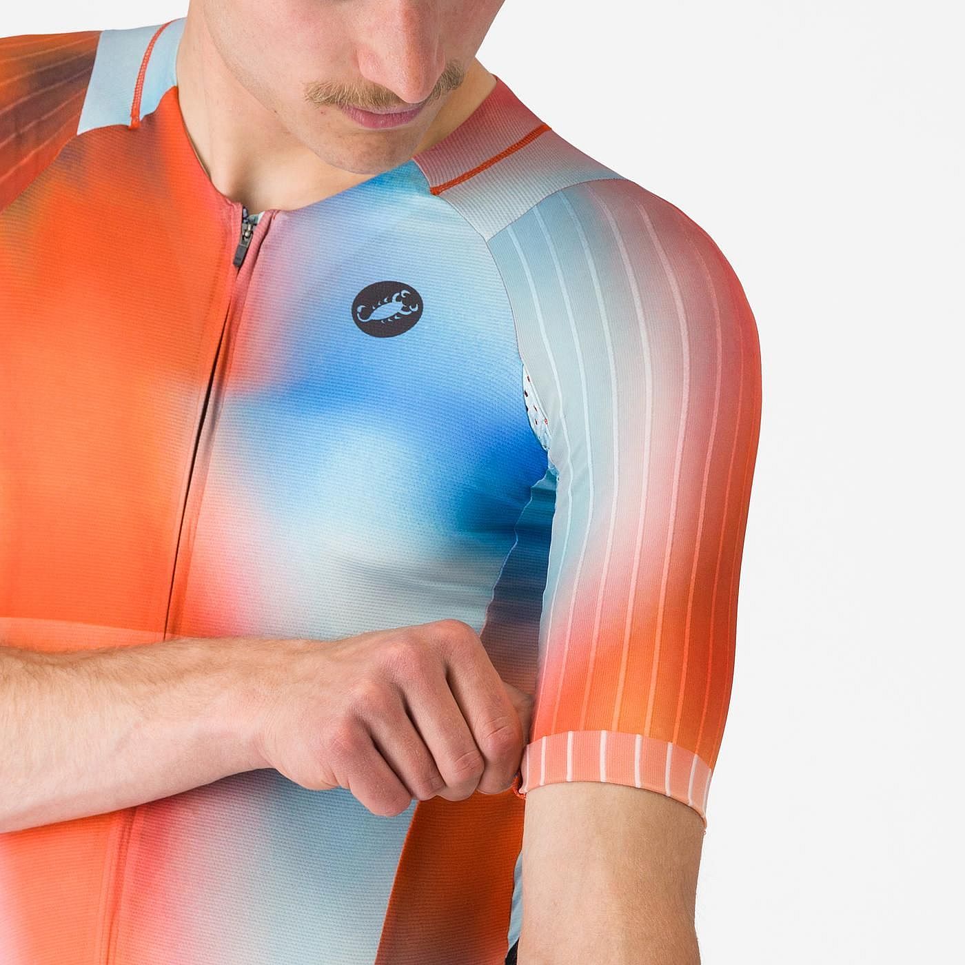 143357-Castelli-free-sanremo-3-suit-short-sleeve-paprikawinter-sky-black-heren-afbeelding-6