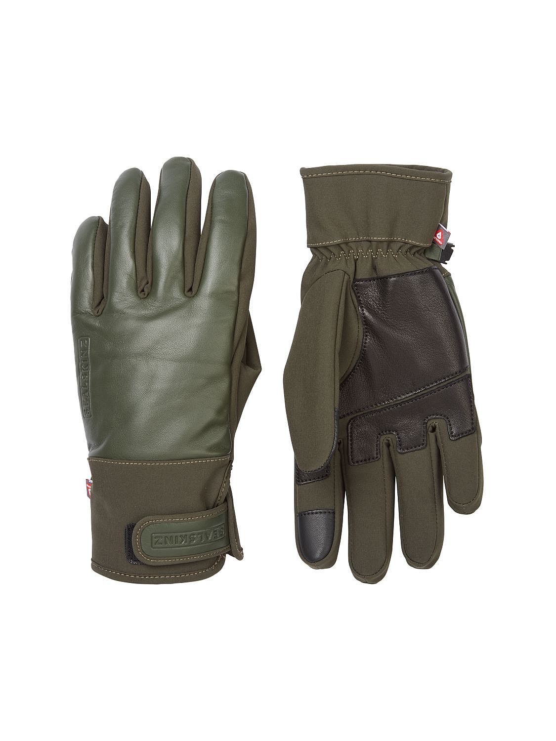 12124077-0003-SealSkinz-Kelling-waterproof-all-weather-insulated-glove-olive-unisex-afbeelding-1