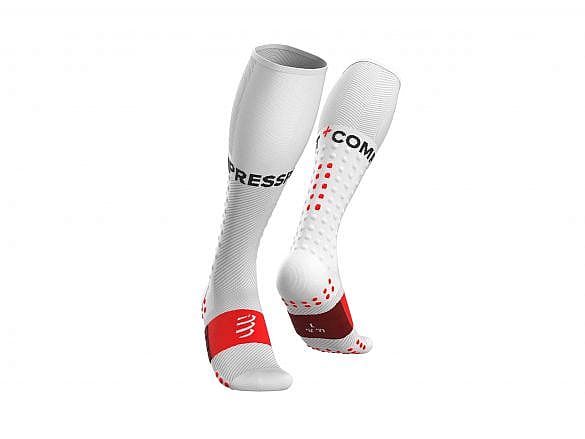 78600-Compressport-Full-socks-Run-compressiesokken-wit-afbeelding-1