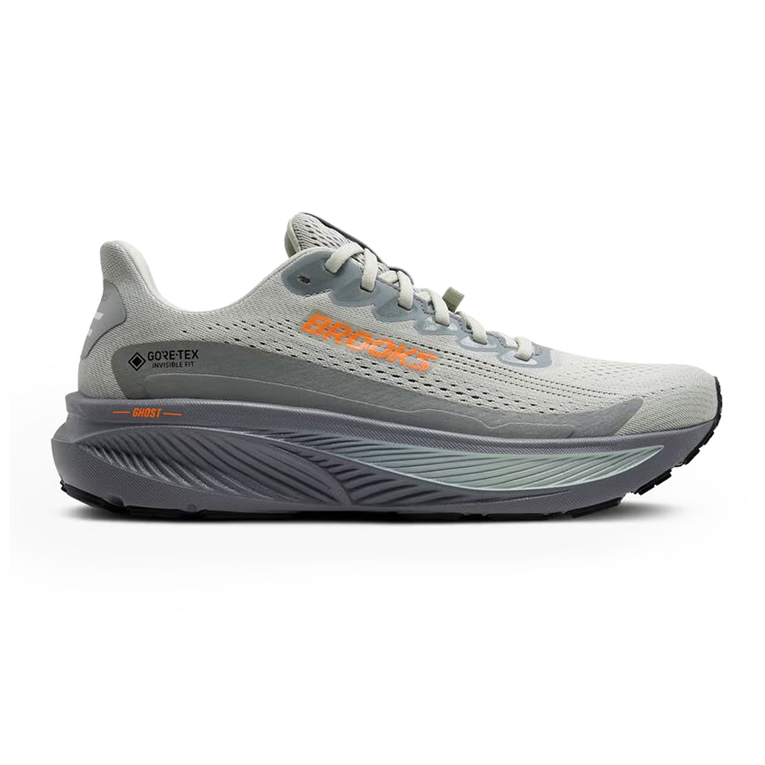 122149-Brooks-Ghost-17-GTX-hardloopschoenen-SmokePrimer-GreyOrange-heren-afbeelding-1