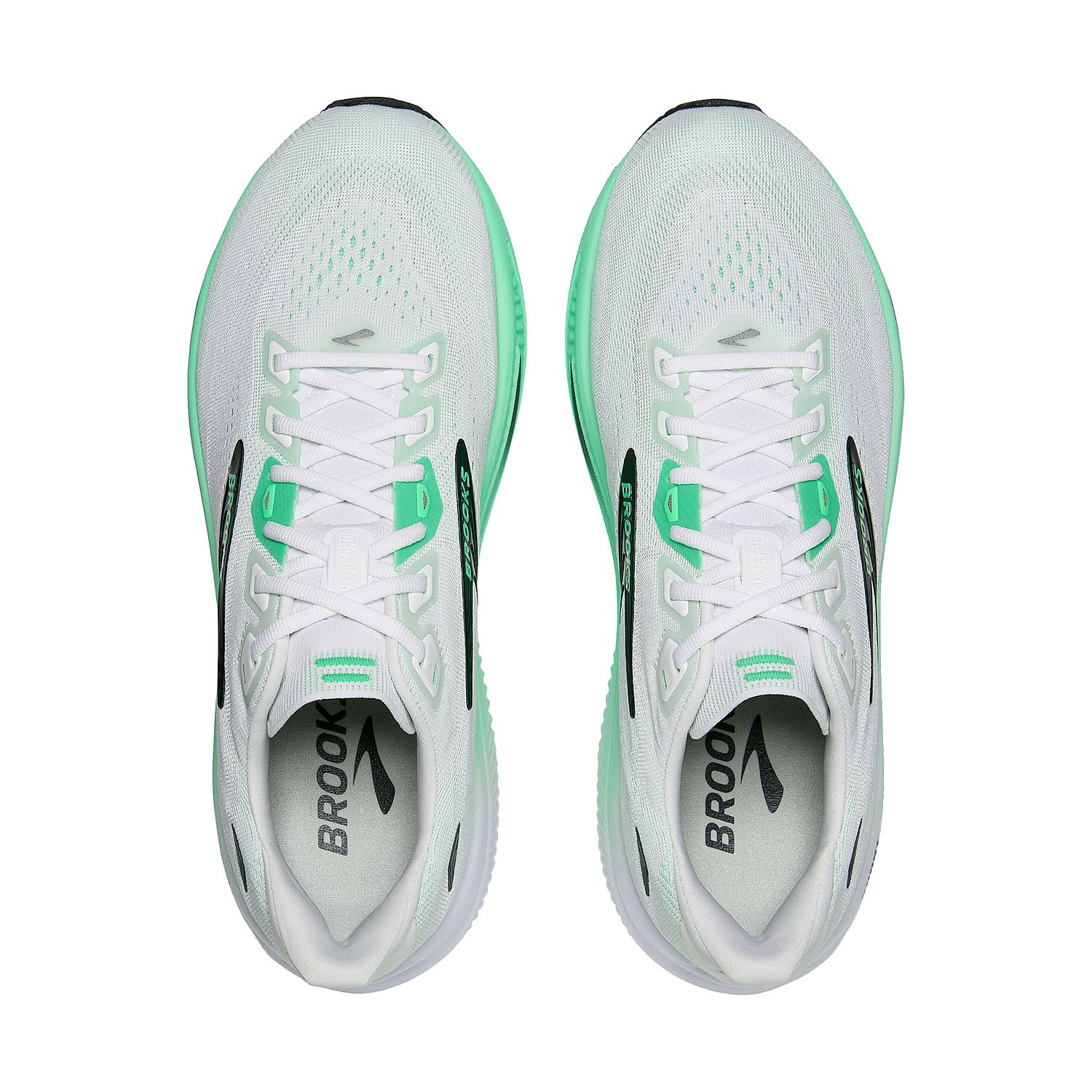 145125-Brooks-Ghost-18-hardloopschoenen-WhiteSpring-BudSpruce-heren-afbeelding-4