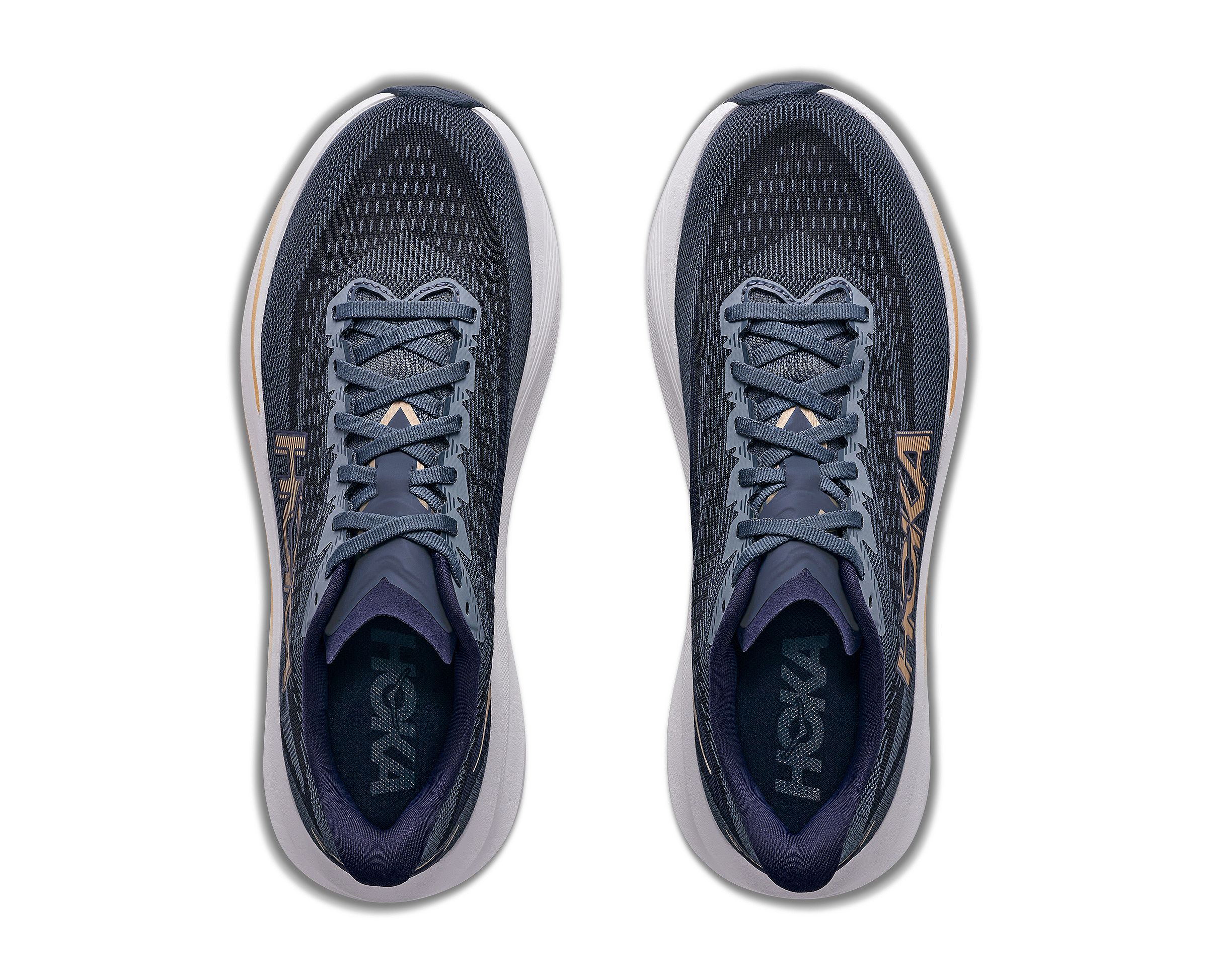 144847-Hoka-Mach-7-hardloopschoenen-faded-navygold-dames-afbeelding-2