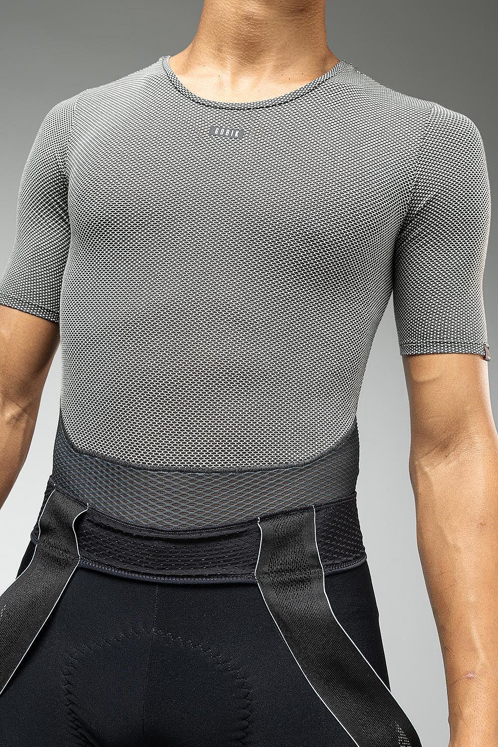 141394-Gobik-cell-skin-korte-mouw-greyblack-heren-afbeelding-4