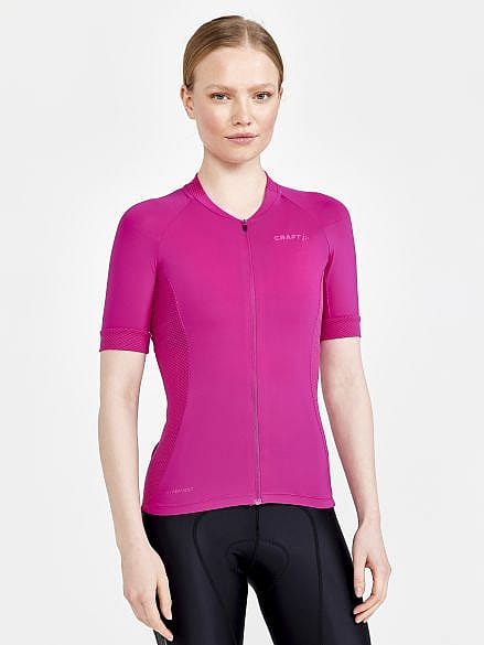 78338-Craft-Advanced-Endurance-fietsshirt-korte-mouw-neon-roze-dames-afbeelding-2