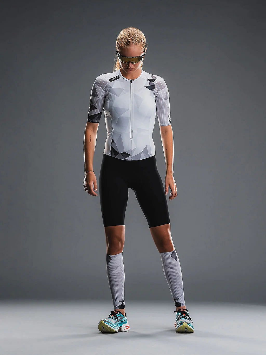 115808-Fusion-Tempo-Calf-Sleeves-carbon-unisex-afbeelding-5