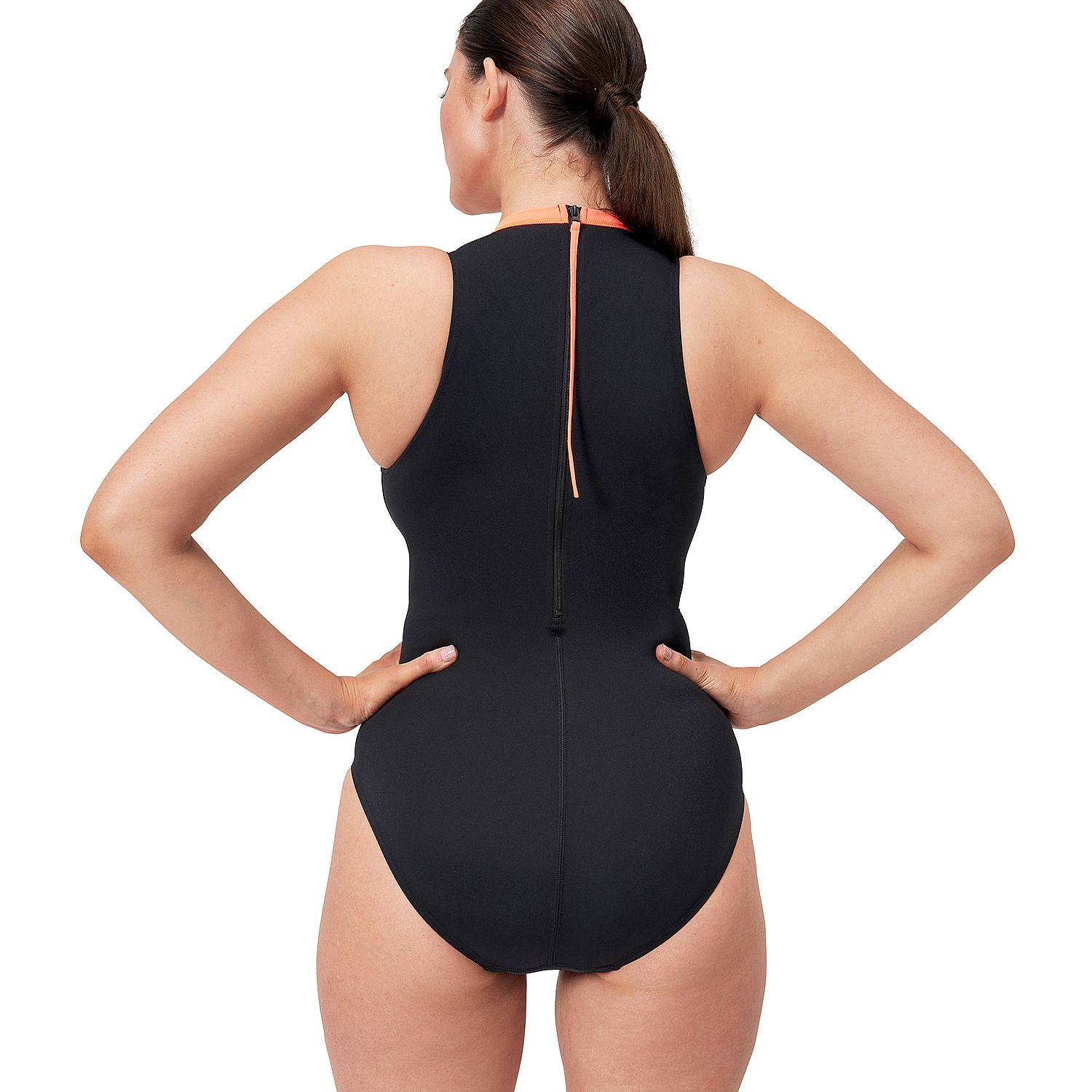 109154-Speedo-eco-print-hydrasuit-zwartrood-dames-afbeelding-5