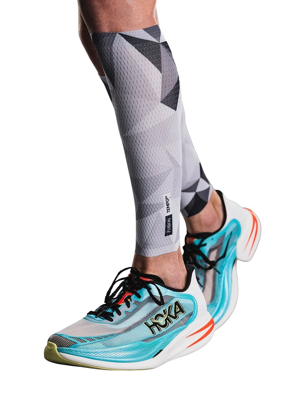 1141-CAR-Fusion-Tempo-Calf-Sleeves-carbon-unisex-afbeelding-1