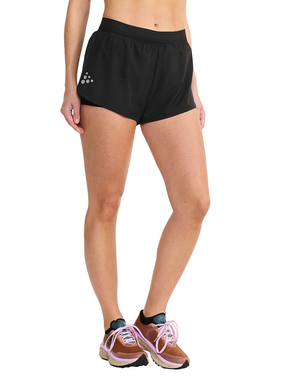114636-Craft-PRO-Hypervent-Split-hardloopbroek-kort-2-zwart-dames-afbeelding-2