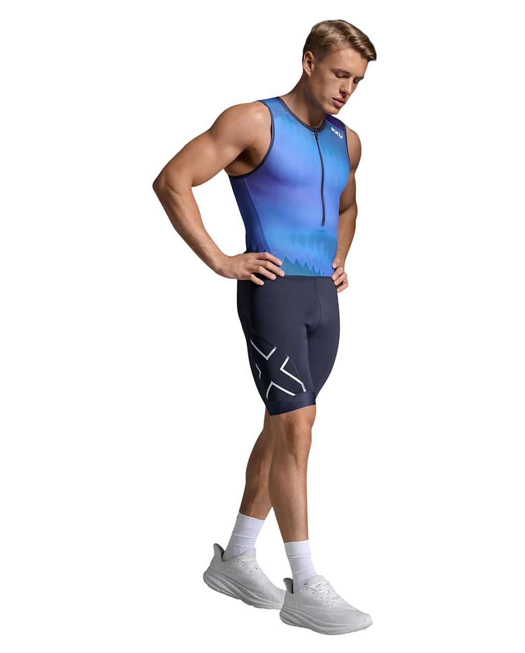 114725-2XU-Core-Trisuit-Azure-BlueMidnight-heren-afbeelding-2