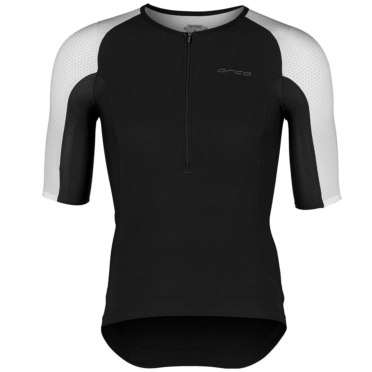 MP14..00-Orca-Athlex-Sleeved-tri-top-korte-mouw-zwartwit-heren-afbeelding-1
