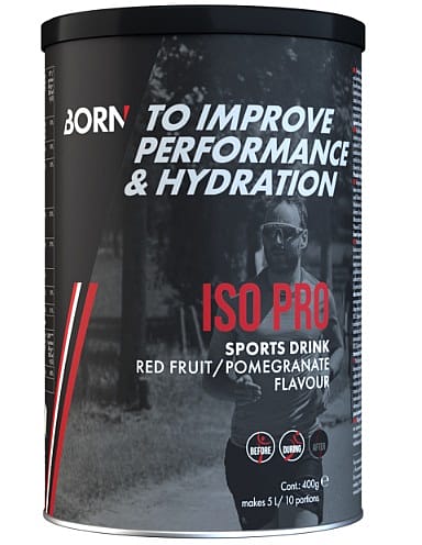 23154-Born-Iso-Pro-sports-drink-red-fruitpomegranate-400-gr.-afbeelding-1