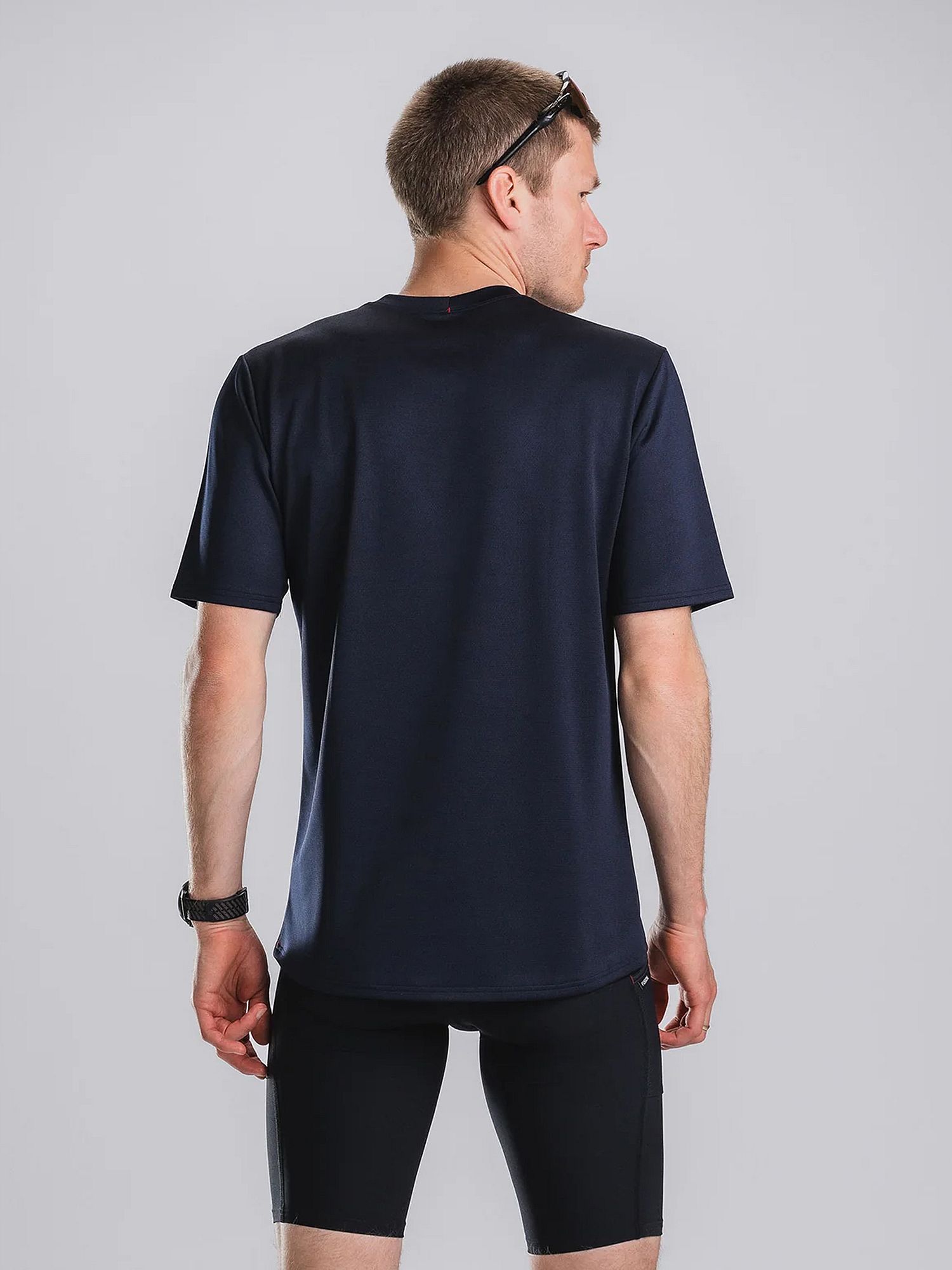144483-Fusion-Tempo-Two-Run-T-shirt-heren-donkerblauw-afbeelding-2