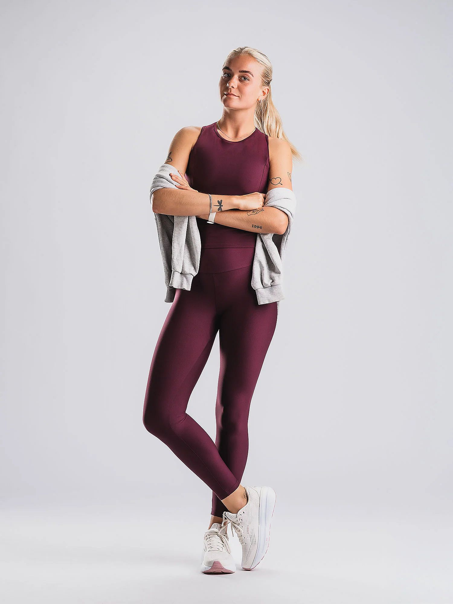 119814-Fusion-Tank-Top-bordeaux-dames-afbeelding-4
