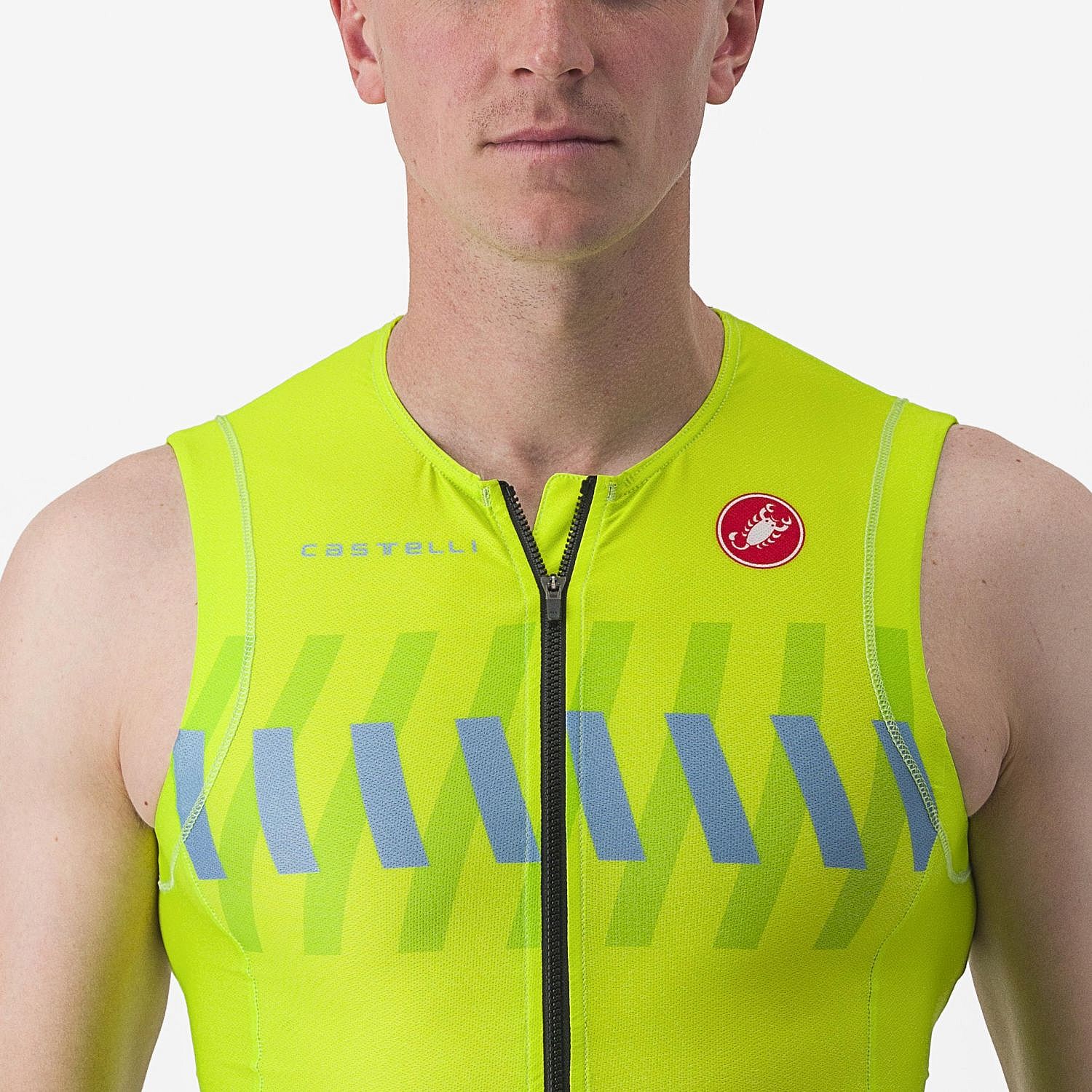 84430-Castelli-Free-Sanremo-2-trisuit-mouwloos-groengeel-heren-afbeelding-3