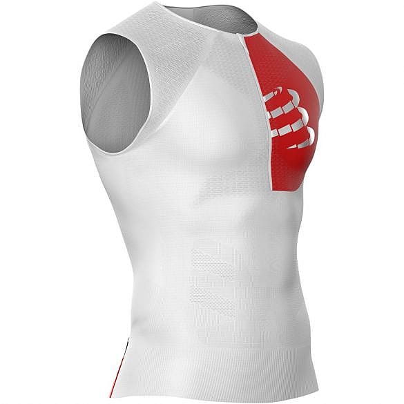 47705-Compressport-Postural-mouwloos-compressie-tri-top-wit-heren-afbeelding-1