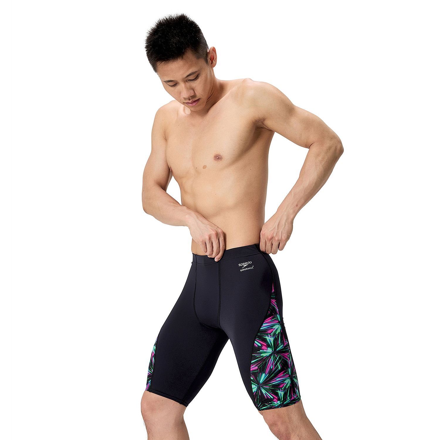 144297-Speedo-Spliced-Printed-jammer-Firework-BurstBlack-heren-afbeelding-3