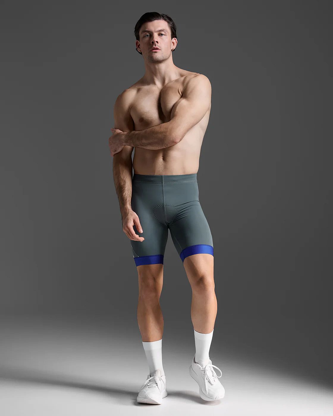 113392-2XU-Core-Tri-8-Inch-Shorts-Azure-BlueMidnight-Heren-afbeelding-3