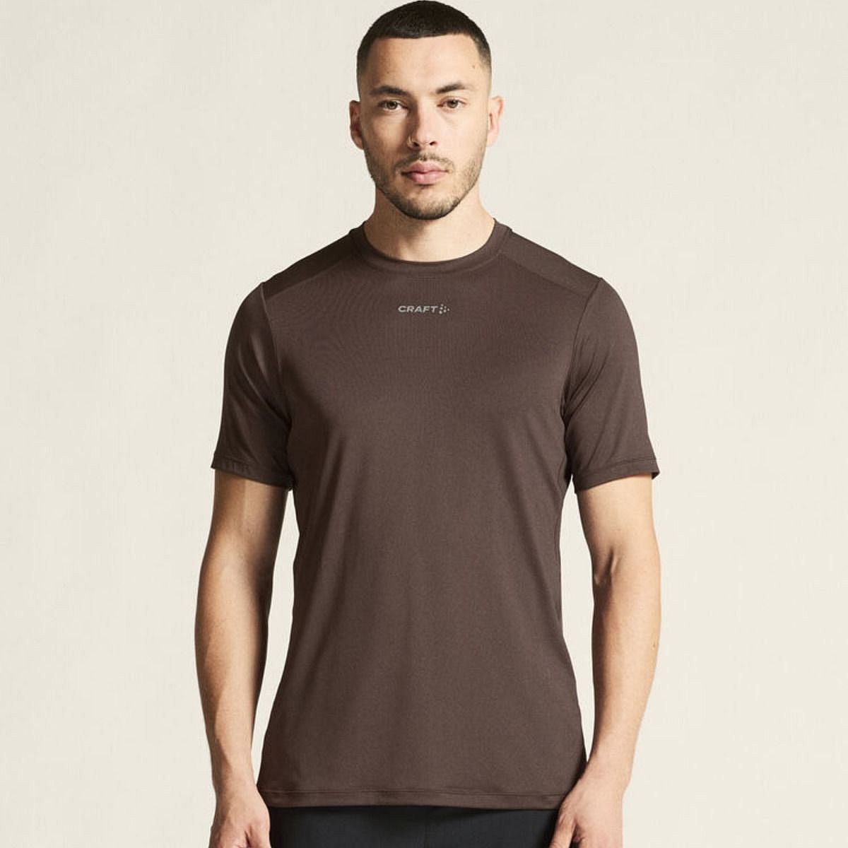 120166-Craft-ADV-Essence-2-hardloopshirt-korte-mouw-bruin-heren-afbeelding-4