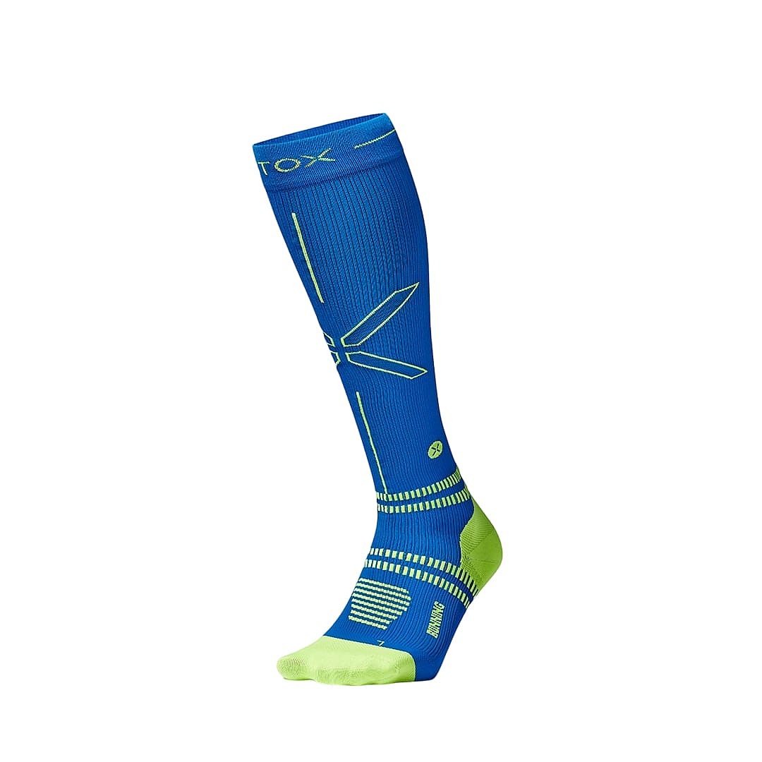 116206-Stox-Running-Ultralight-Socks-blauwgeel-heren-afbeelding-1