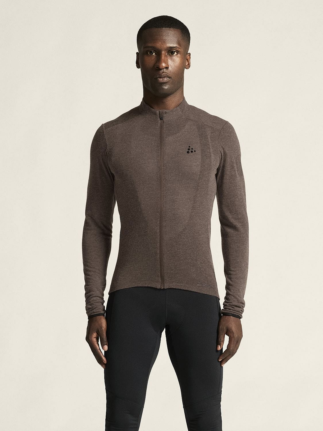119675-Craft-Core-Bike-Essence-Wool-Jersey-lange-mouw-bruin-heren-afbeelding-5