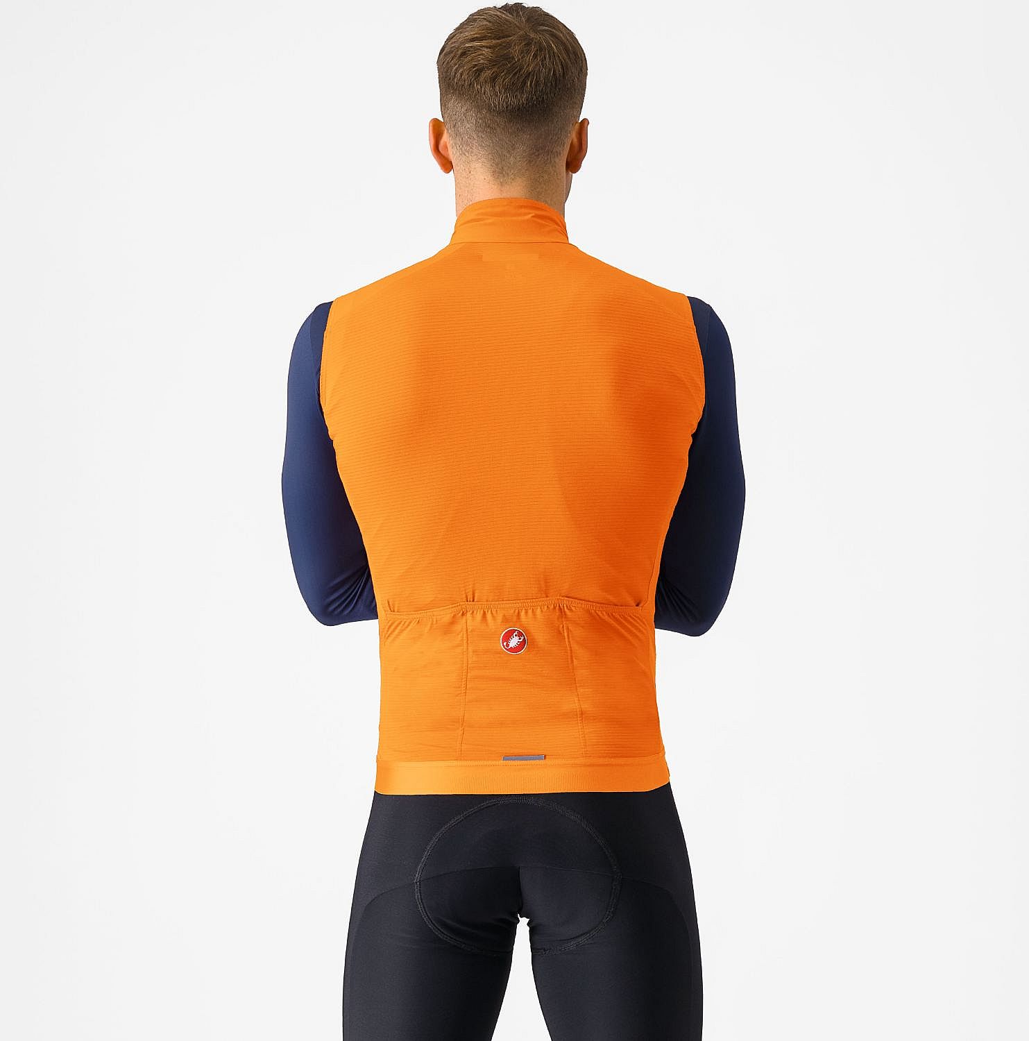 103601-Castelli-Espresso-vest-mouwloos-vivid-orangedark-gray-heren-afbeelding-2