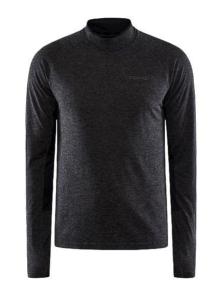 71831-Craft-Advanced-Subz-Wool-2-lange-mouw-hardloopshirt-heren-zwart-afbeelding-1
