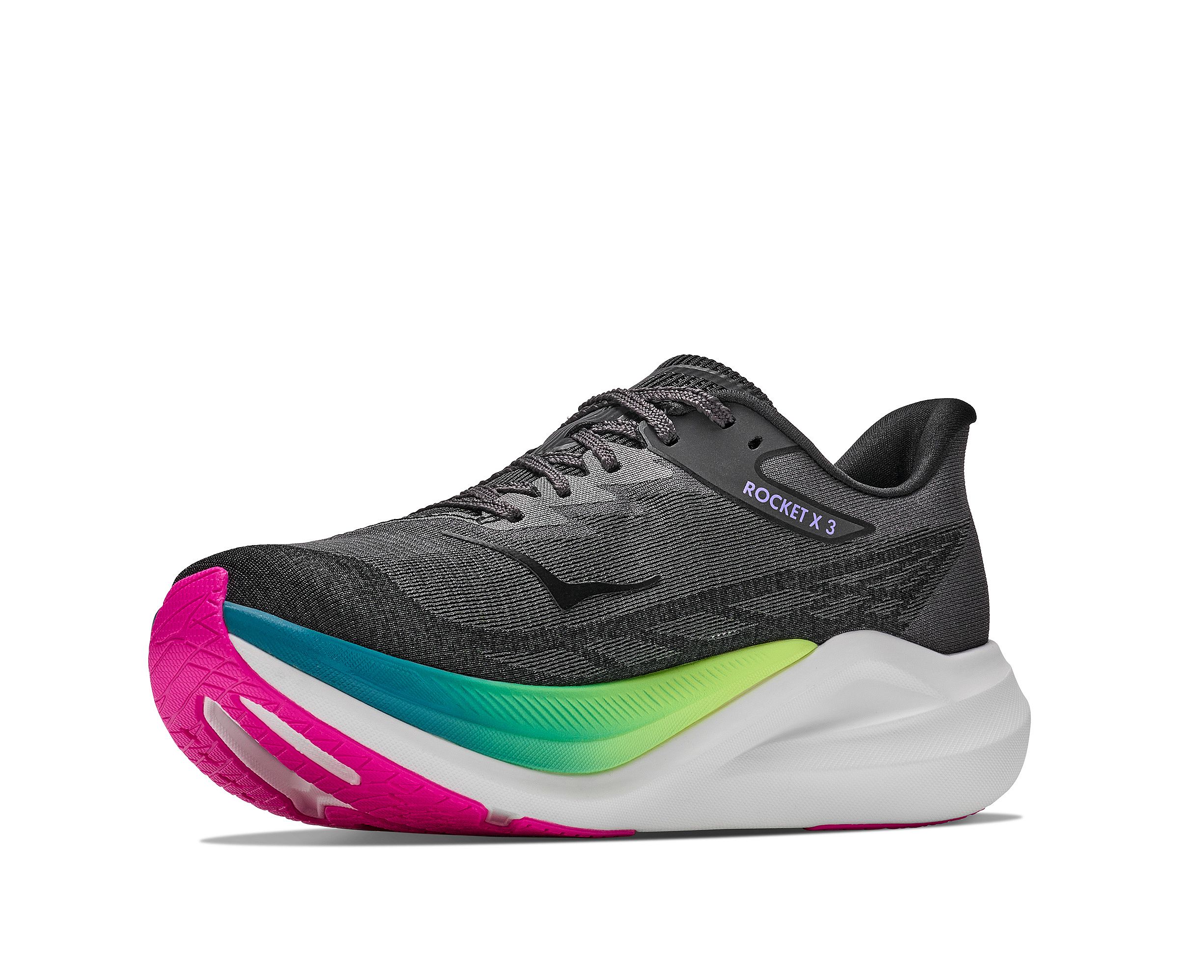 144781-Hoka-Rocket-X-3-hardloopschoenen-blackneon-nebula-unisex-afbeelding-3