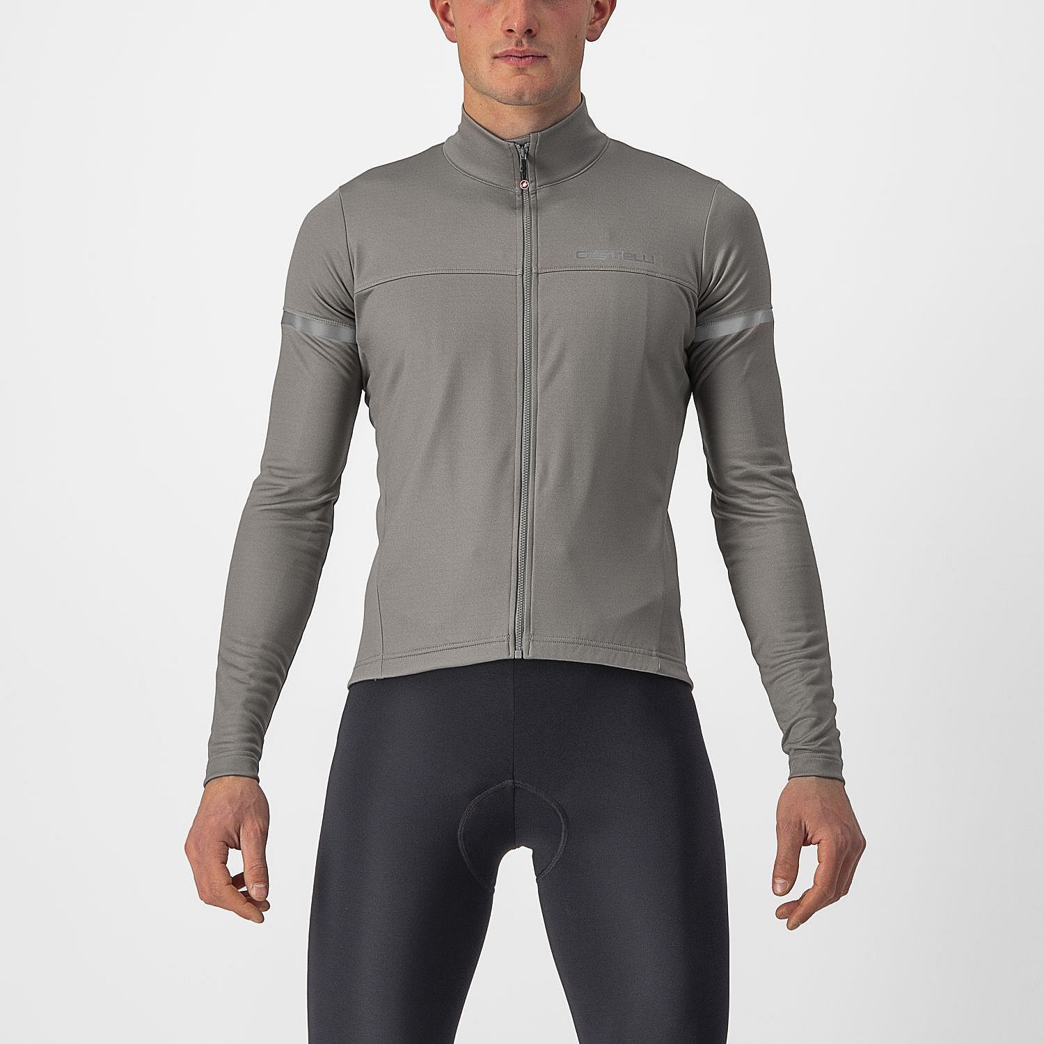 81695-Castelli-Fondo-2-lange-mouw-fietsshirt-lichtgrijs-heren-afbeelding-1