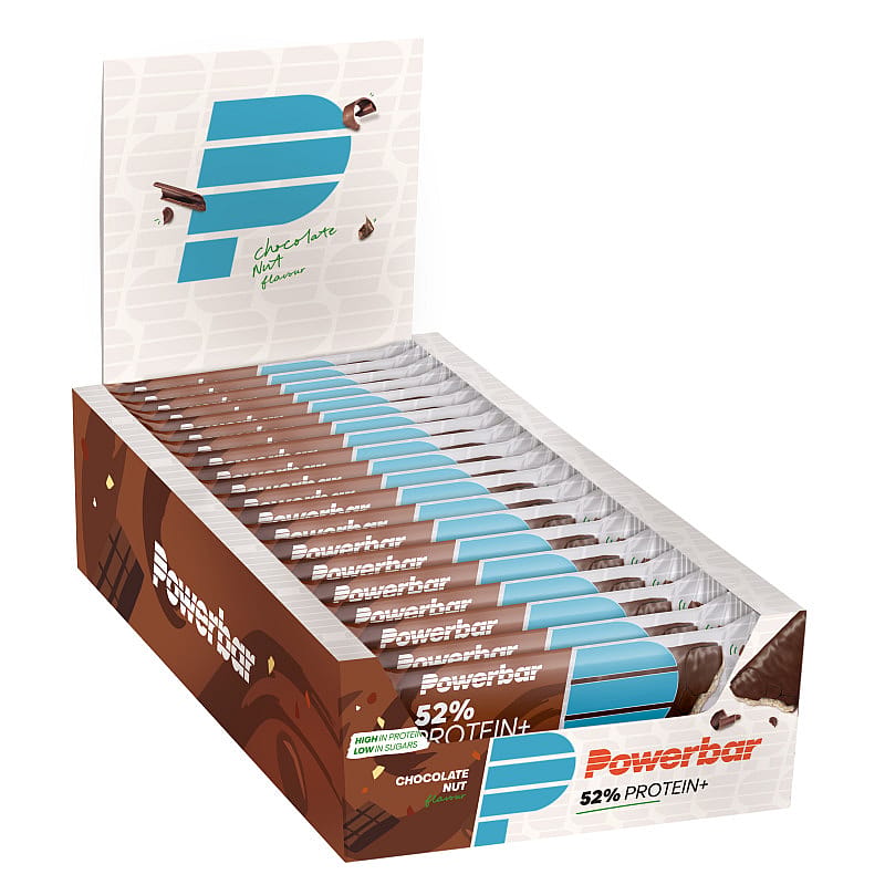 37540-Powerbar-Protein-plus-52-bar-chocolade-noot-20-x-50-gram-afbeelding-1