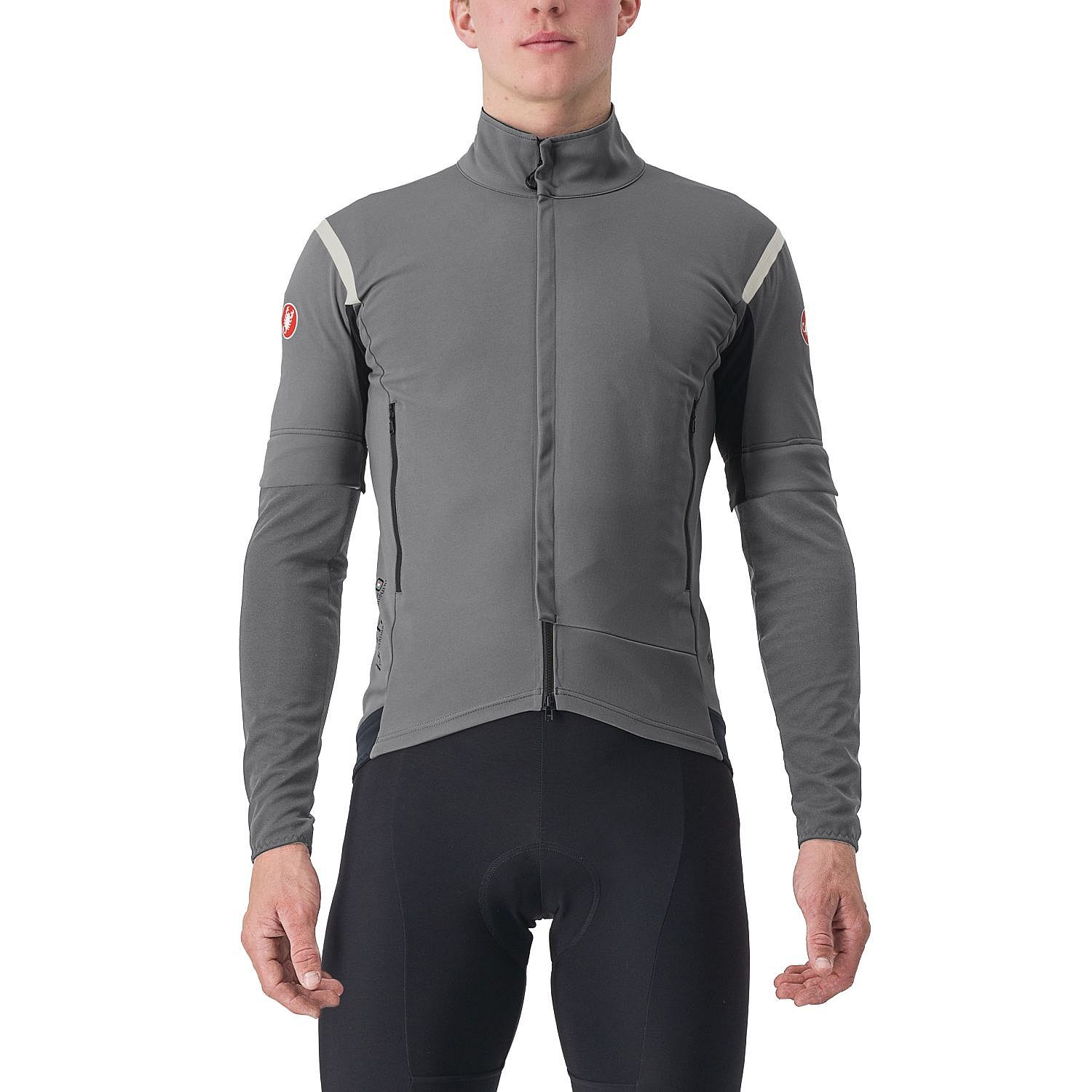 4522510-048-Castelli-Perfetto-RoS-2-Convertible-jacket-donkergrijs-heren-afbeelding-1