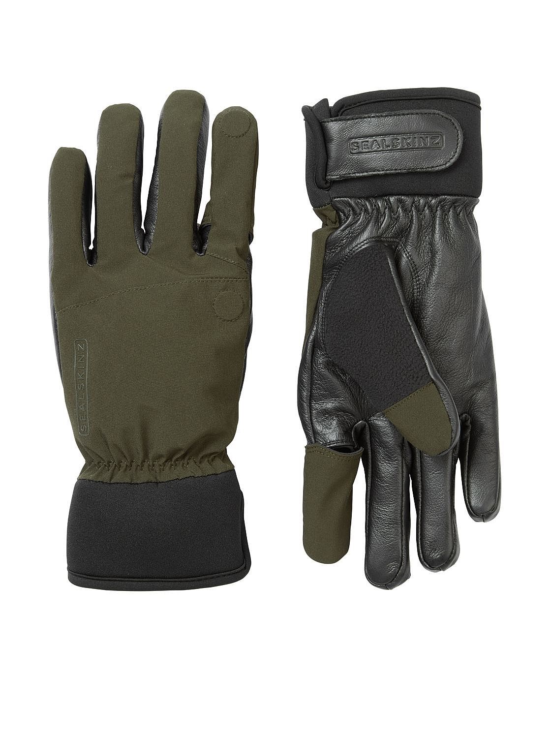 104684-Sealskinz-Broome-waterproof-all-weather-shooting-glove-olive-unisex-afbeelding-1