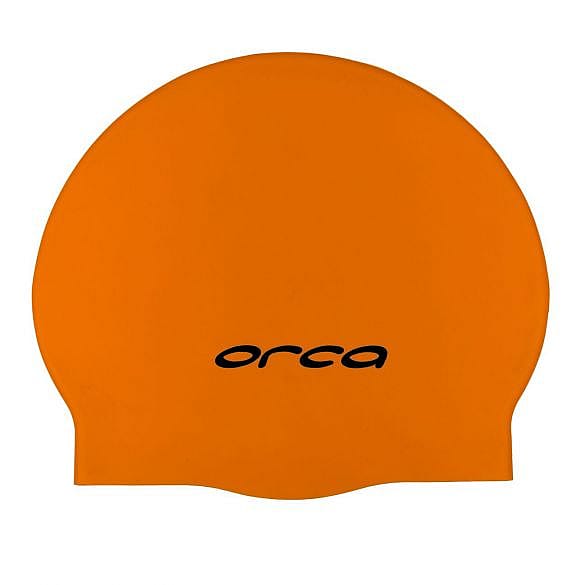 30140-Orca-Siliconen-badmuts-swim-cap-oranje-afbeelding-2