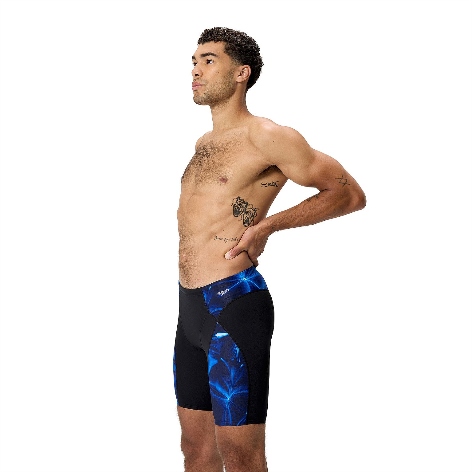 143668-Speedo-End-Max-Compression-jammer-zwartblauw-heren-afbeelding-4