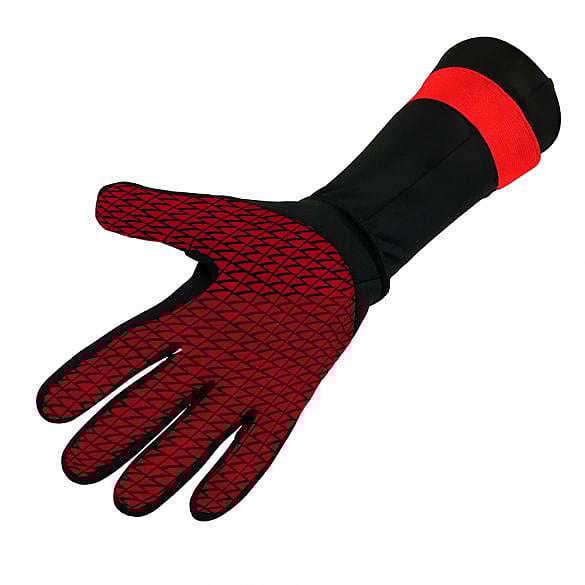 43018-Zone3-Neopreen-zwemhandschoenen-zwartrood-afbeelding-2