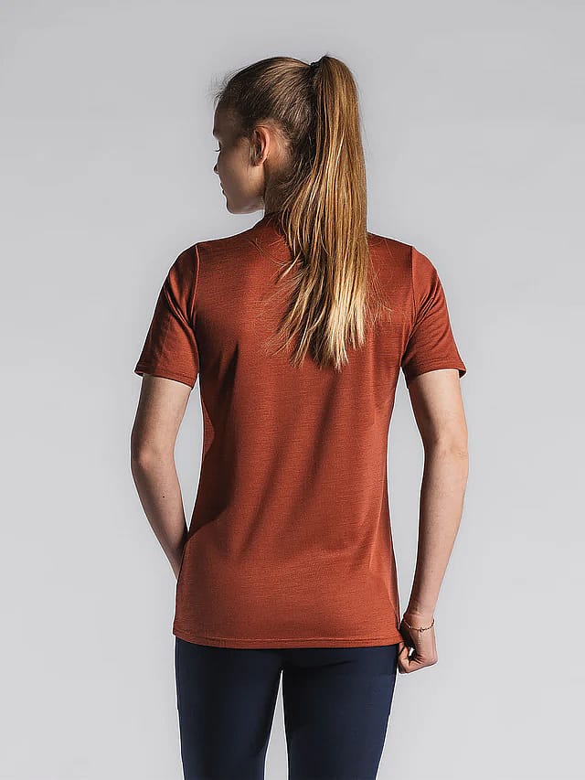 102339-Fusion-Technical-Merino-150-T-Shirt-rood-dames-afbeelding-2