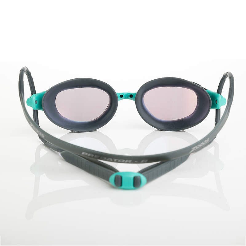 99945-Zoggs-Predator-Titanium-zwembril-Grey-TurqoiseReactior-Titanium-afbeelding-2