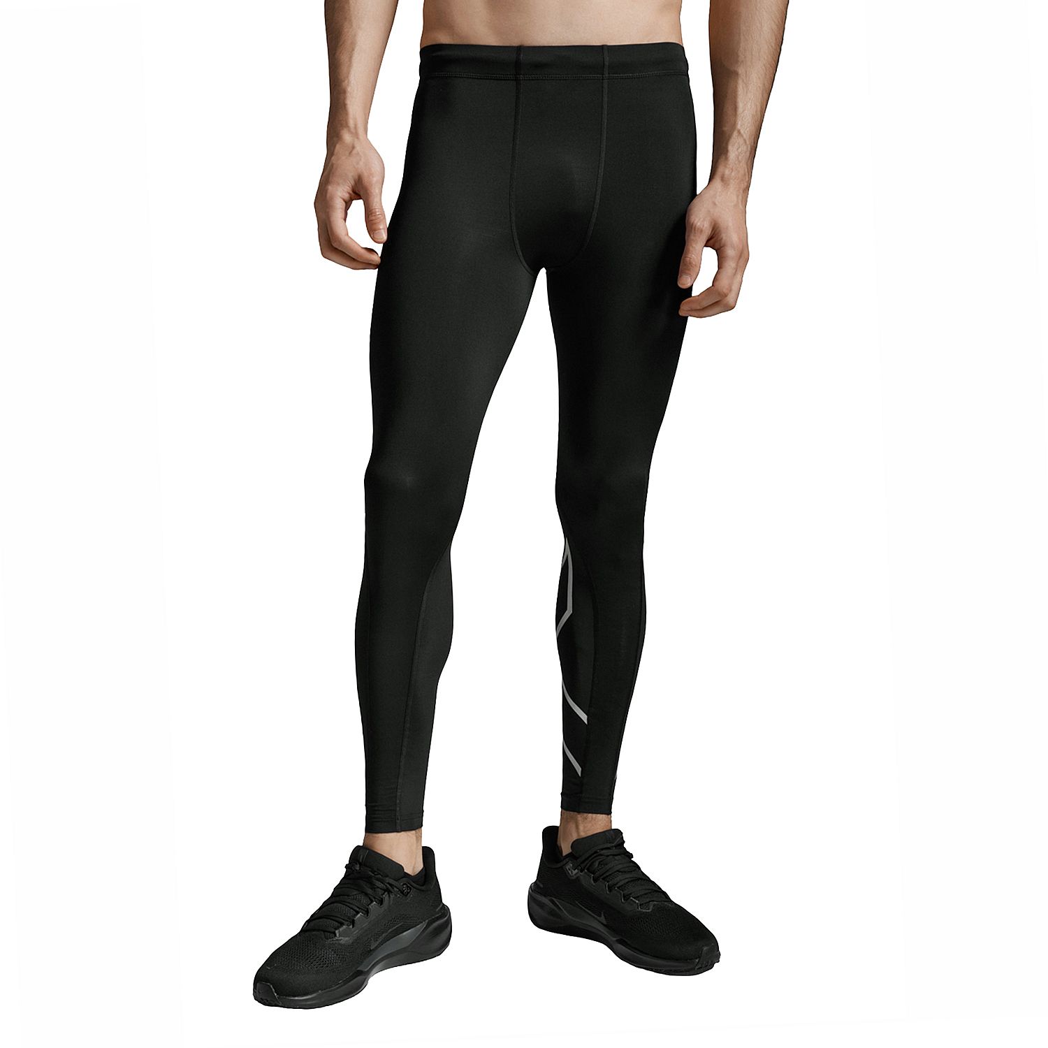 141854-2XU-MCS-Run-Compressie-tights-BlackSilver-heren-afbeelding-4