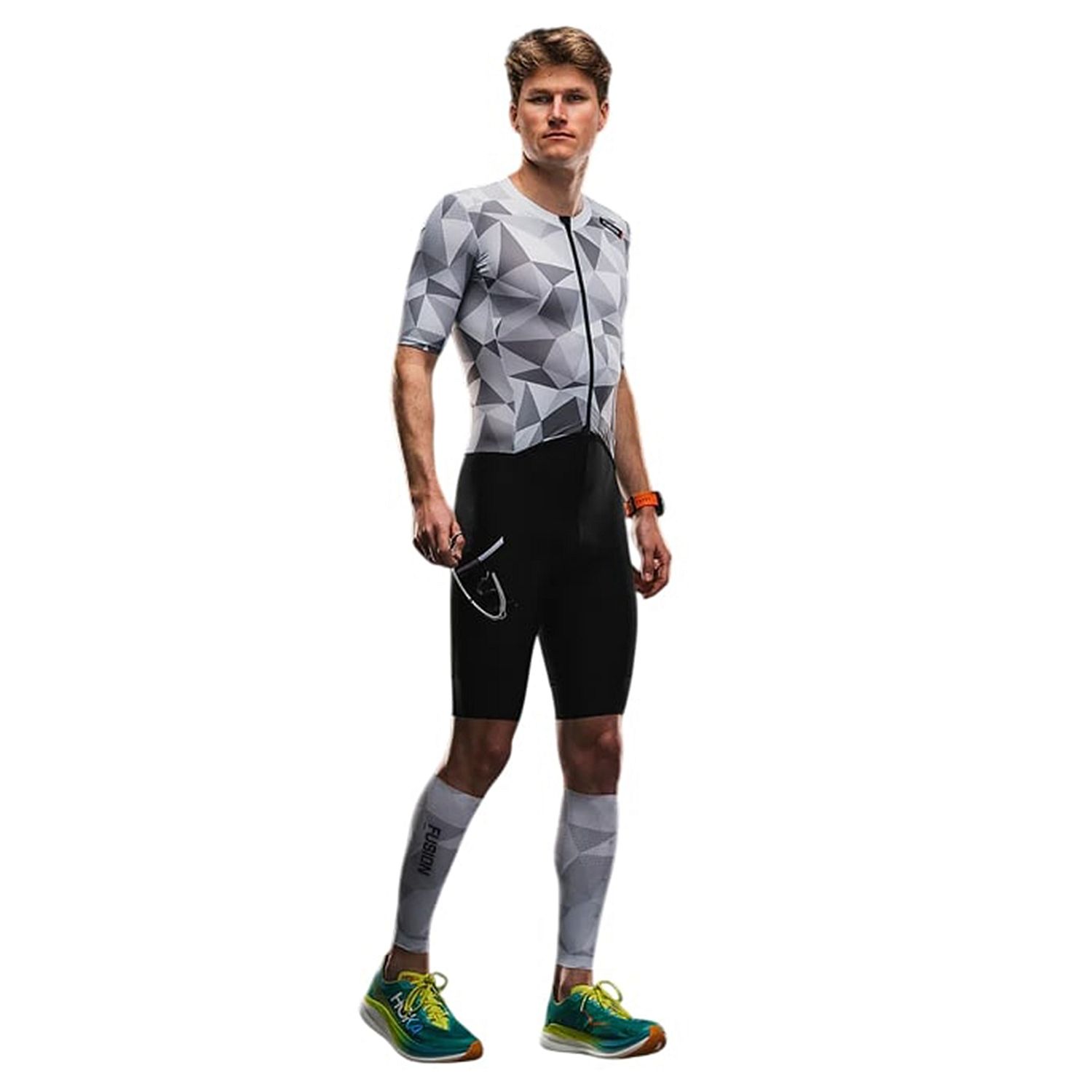 115684-Fusion-TEMPO-TWO-trisuit-korte-mouw-full-magnesium-unisex-afbeelding-1