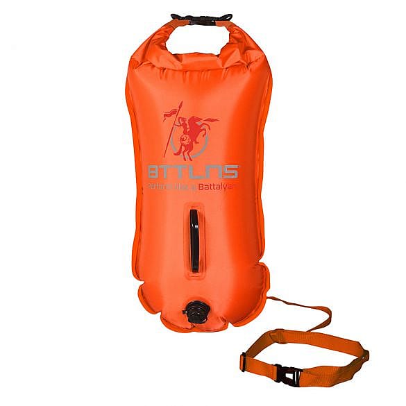 35002-BTTLNS-Poseidon-1.0-Saferswimmer-zwemboei-28-liter-oranje-afbeelding-1
