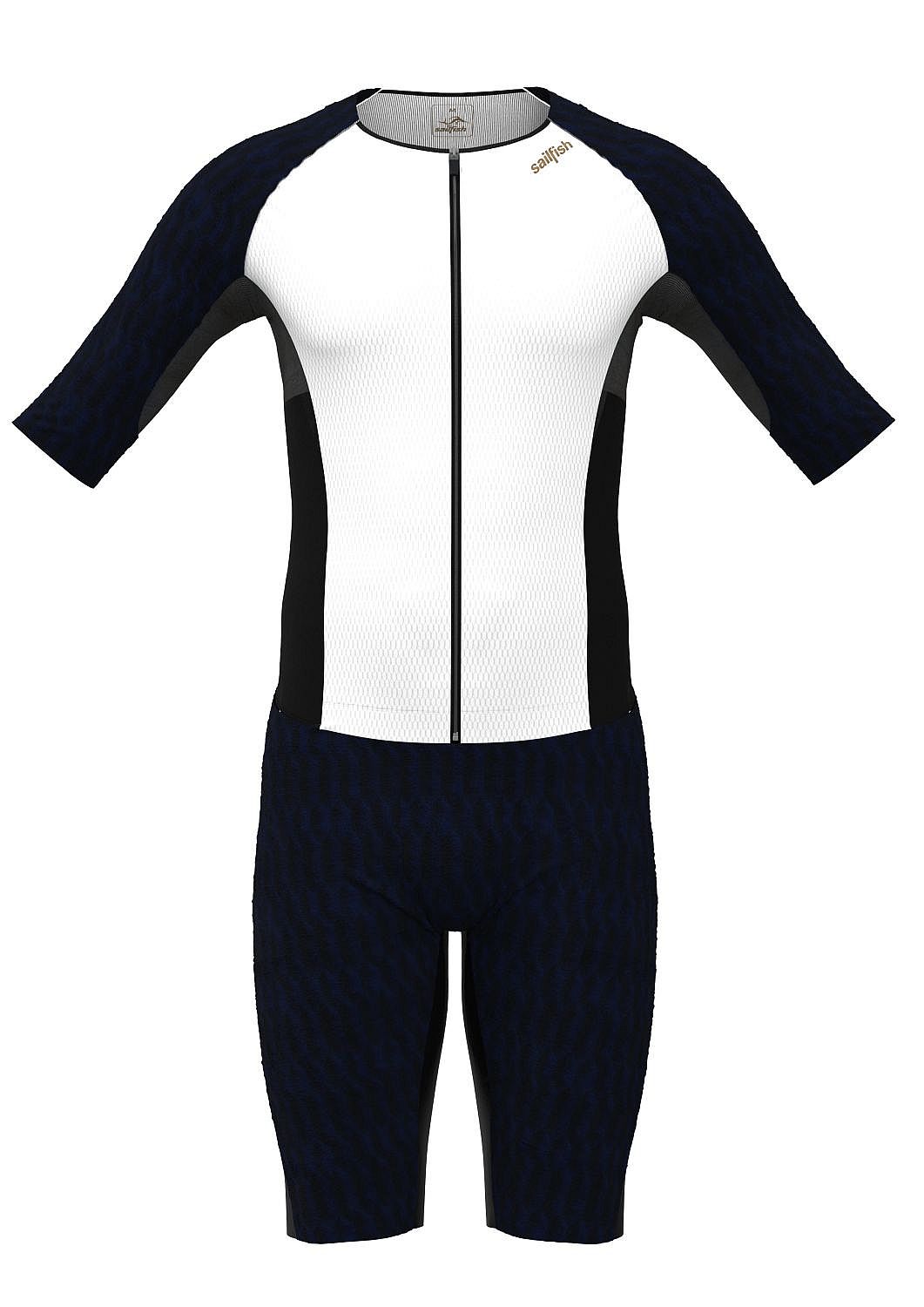 113119-Sailfish-Aerosuit-pro-3-trisuit-korte-mouw-zwartwit-heren-afbeelding-1