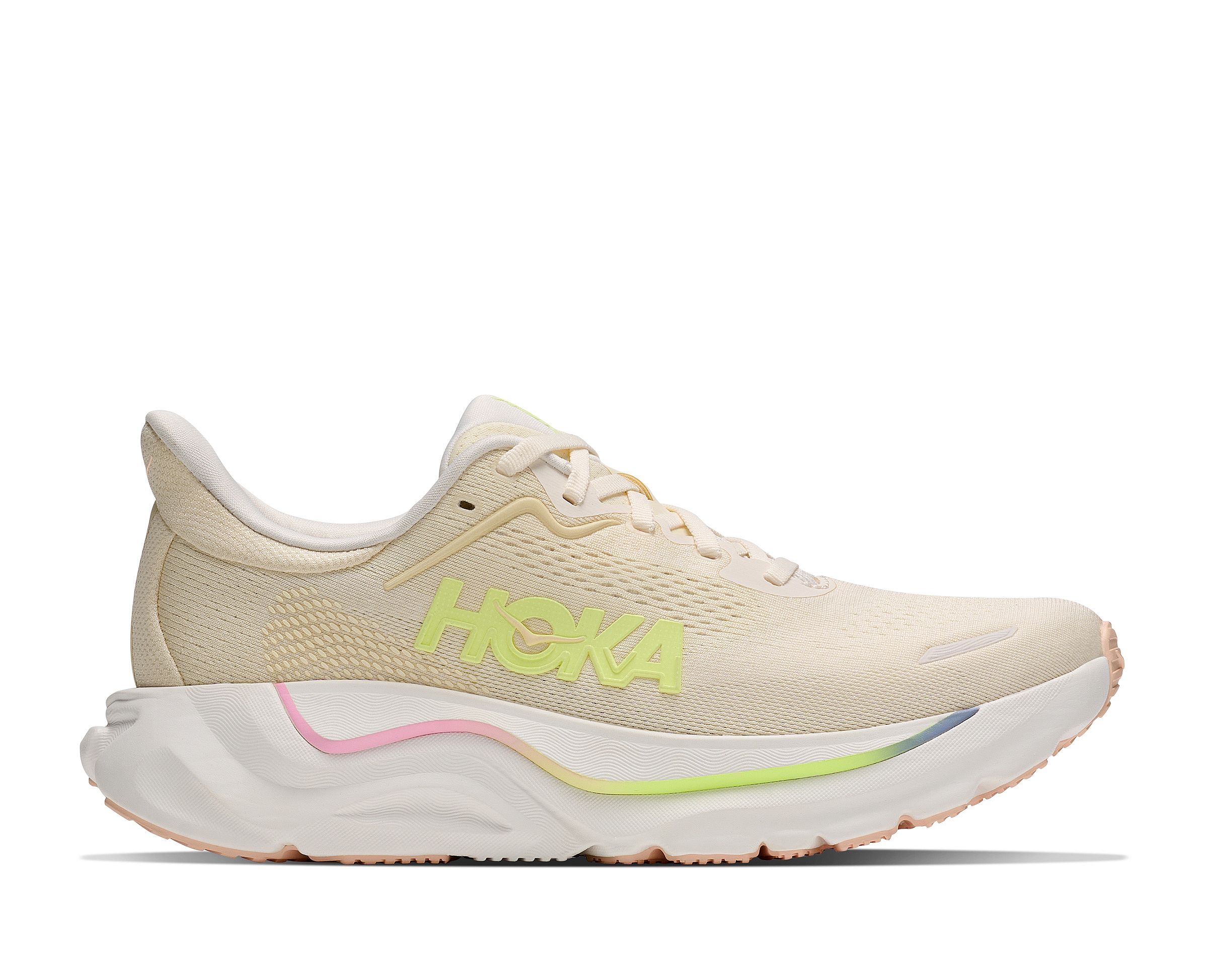 145402-Hoka-Arahi-9-hardloopschoenen-vintage-yellowalabaster-dames-afbeelding-1