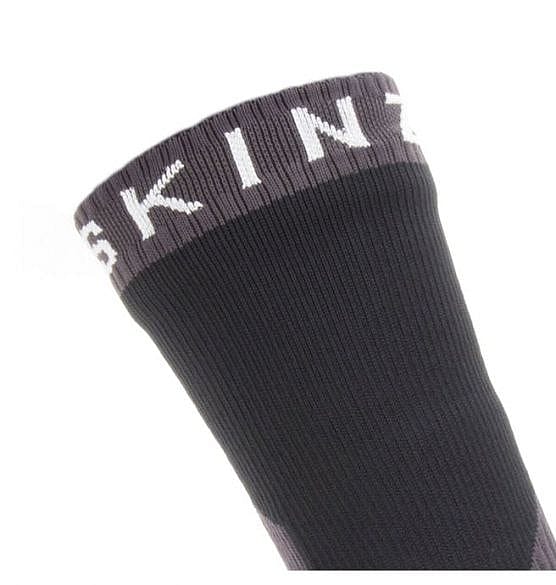 47304-Sealskinz-Stanfield-Extreme-cold-weather-mid-fietssok-met-Hydrostop-zwartgrijs-afbeelding-2