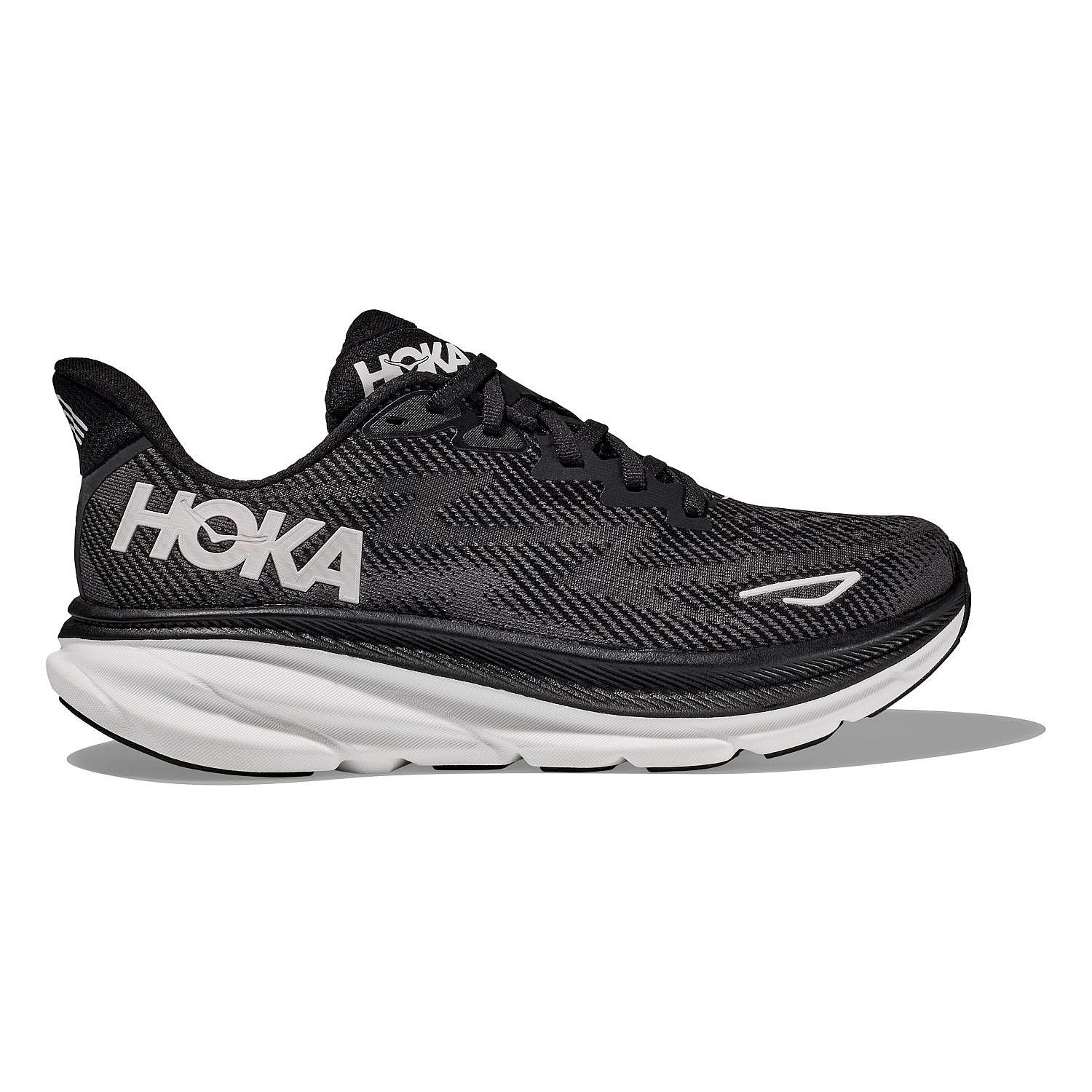 1127896-BWHT-Hoka-Clifton-9-hardloopschoenen-zwartwit-dames-afbeelding-1