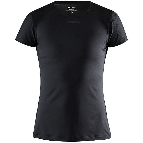 67715-Craft-Essence-slim-hardloopshirt-SS-zwart-dames-afbeelding-1