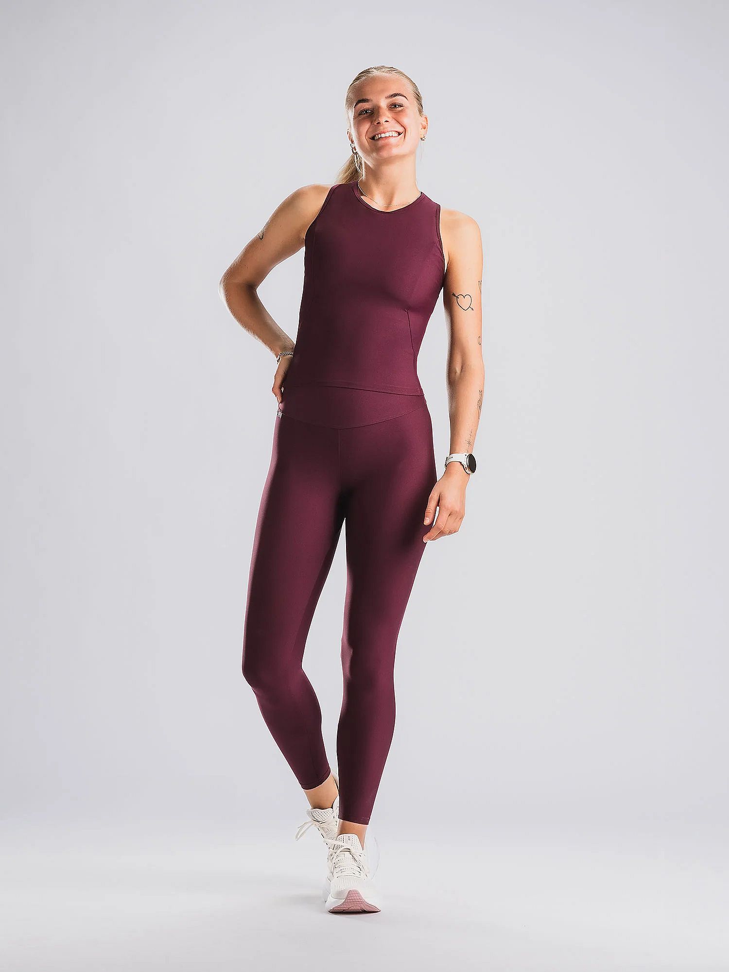 119814-Fusion-Tank-Top-bordeaux-dames-afbeelding-3