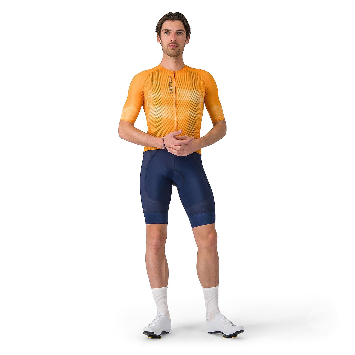 140774-Castelli-climbers-ac-jersey-vivid-orangesmoky-gray-heren-afbeelding-1
